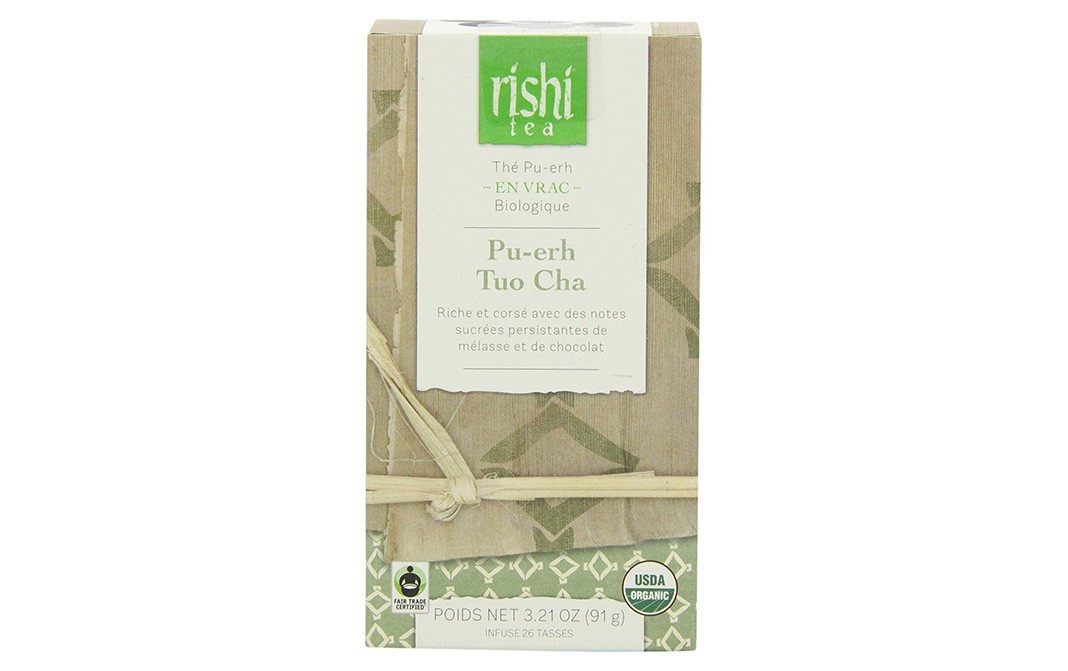 Rishi Tea Pu-erh Tou Cha    Box  91 grams